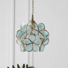 Ornate Copper Glass Pendant Lights Traditional Classic Pendant Lighting