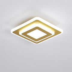 Multi Square LED Flush Mount Ceiling Fixture Light for Hallway Entryway