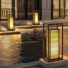 Retro Outdoor Waterproof Asian Style Courtyard Landscape Decorative Lighting