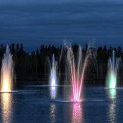 Ring LED Waterproof Colorful Light Pool Fountain Underwater Lights for Outdoor Square