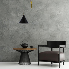 Electroplated metal Conical Adjustable Linear LED Modern Pendant Lighting