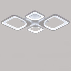 Rectangular Metal LED White Modern Ceiling Lights Flush Mount Lighting