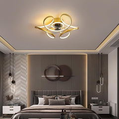 3 Bladed Cluster Modern Ceiling Fan with Light