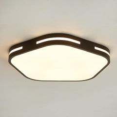 Hexagon Flush Mount Light Fixture Minimalist LED Ceiling Light